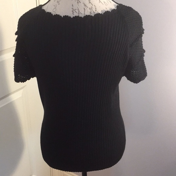 RQT Black Knit Top Medium - Picture 3 of 7